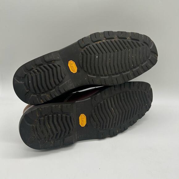 Johnston & Murphy Boots Mens 8M Brown Leather Lace Up Chukka‎ Distressed Boots - Picture 5 of 9